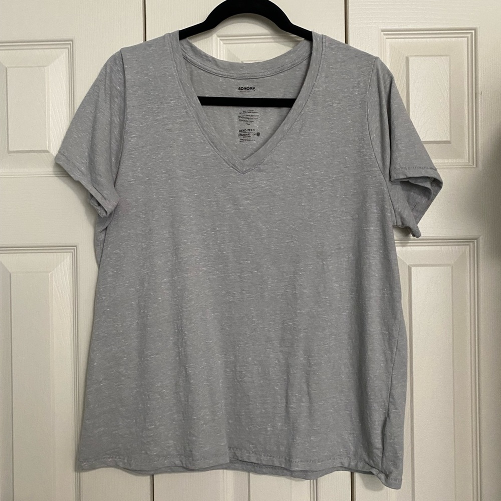 Sonoma Gray V-neck Tee-Shirt